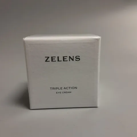 BOXED AND SEALED ZELENS TRIPLE ACTION EYE CREAM 15ML