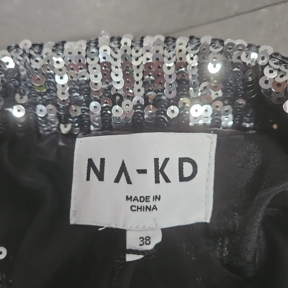 NA-KD SEQUIN JACKET, WOMEN'S, UK 10 (EU 38)