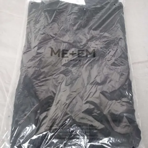 BAGGED ME+EM CHEESECLOTH MAXI SKIRT BLACK SIZE 8