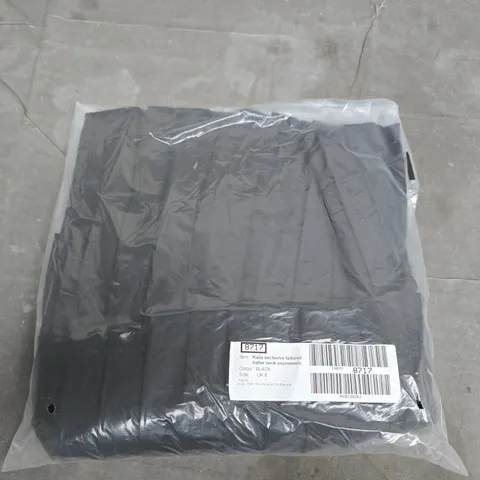 KAIIA EXCLUSIVE TAILORED HALTER NECK ASYMMETRICAL TOP – BLACK, UK 8