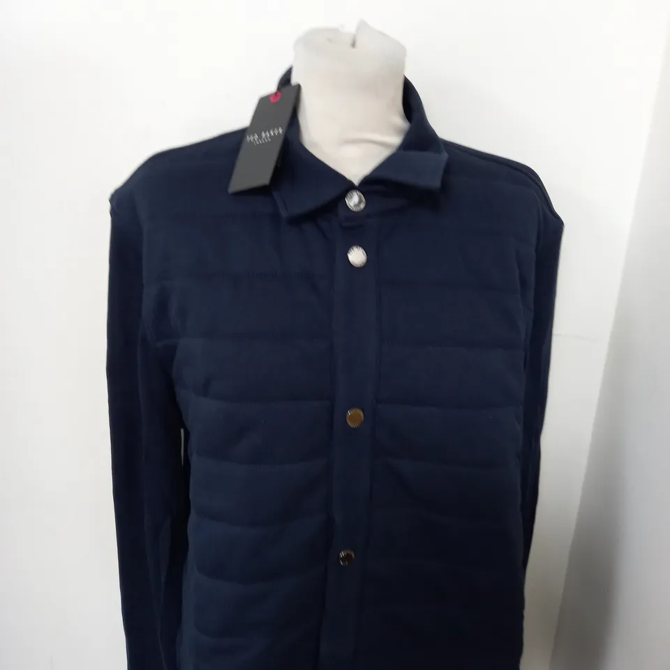 TED BAKER PADDED JERSEY SHIRT SIZE 3