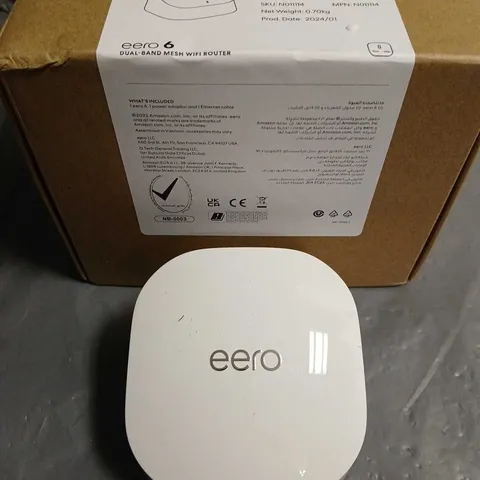 EERO 6 DUAL BAND MESH WIFI ROUTER