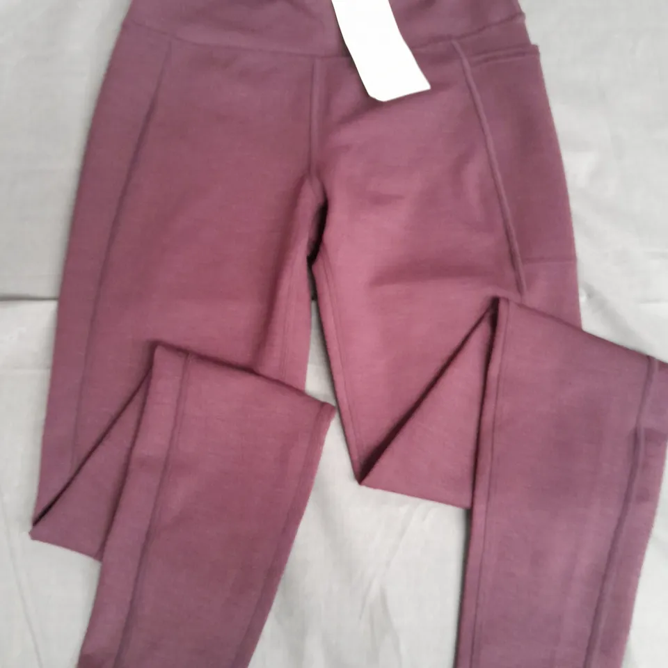 SUPER SCULPT WORKOUT LEGGINGS IN BLACK CHERRY PURPLE - M
