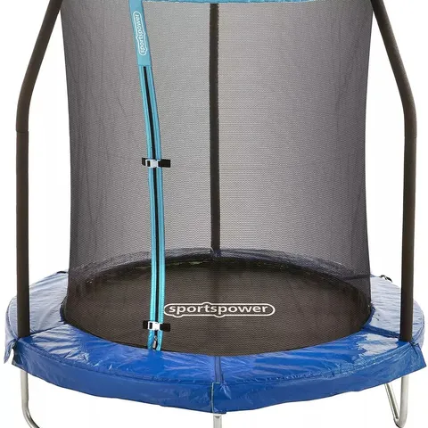 BOXED SPORTSPOWER 6FT EASI-STORE TRAMPOLINE WITH FLIP- PAD