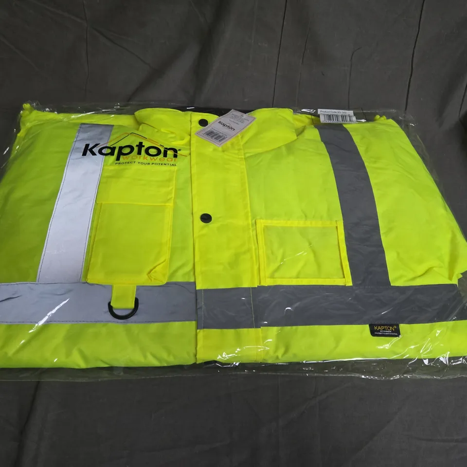 BAGGED KAPTON HI-VIS JACKET SIZE M 