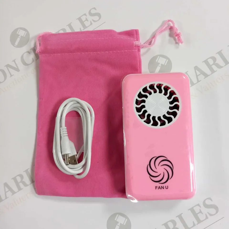APPROXIMATELY 54 BRAND NEW FANU USB FANS PINK