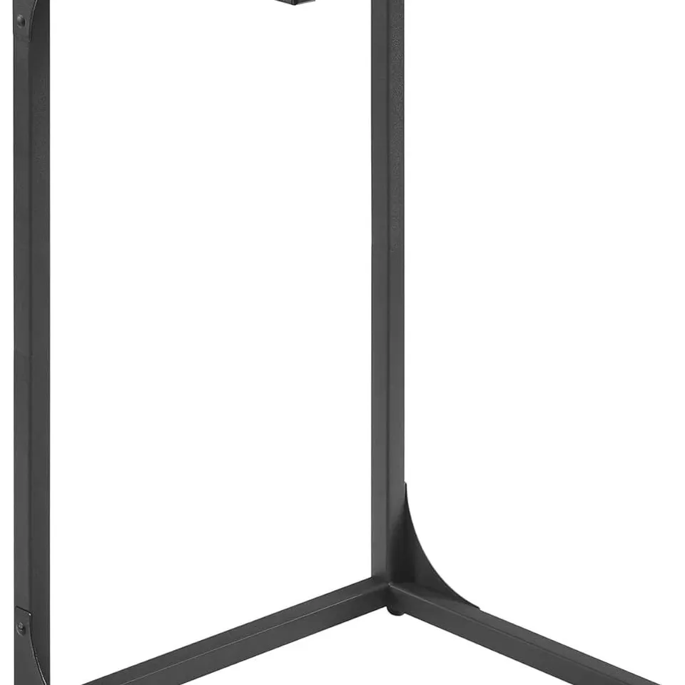 BOXED VASAGLE C-SHAPED SIDE TABLE