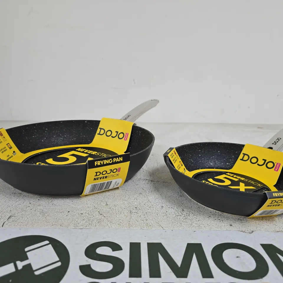 DOJO NON-STICK FRYING PANS – 2-PIECE SET
