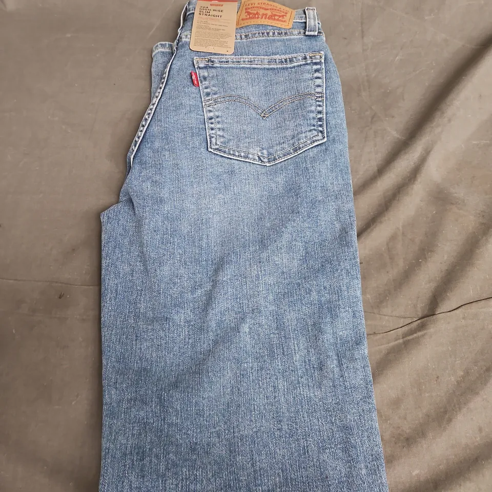 LEVI'S 724 HIGH-RISE SLIM STRAIGHT JEANS – STELLAR STRETCH (WOMAN) - SIZE UNSPECIFIED