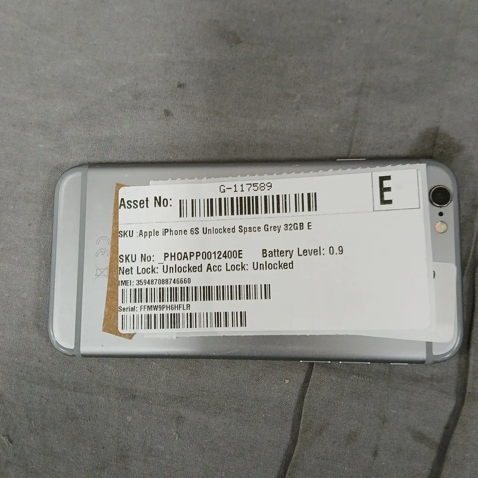 APPLE IPHONE 6S 32GB SPACE GREY – UNLOCKED