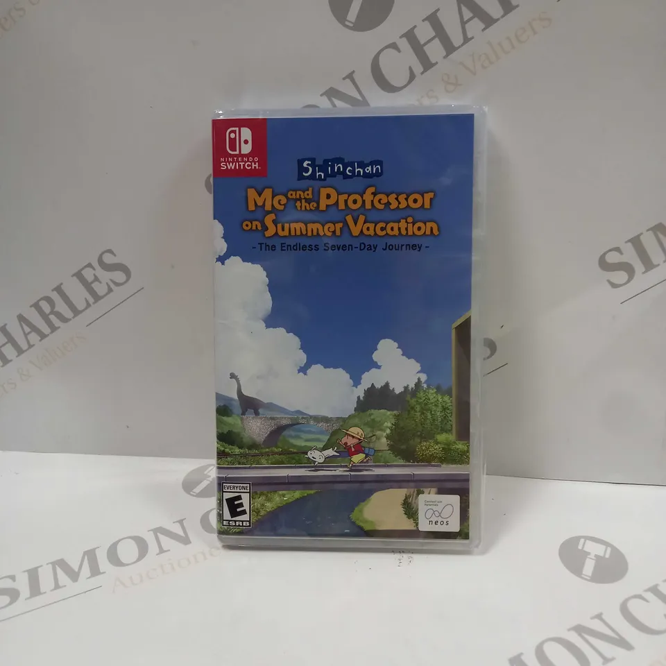 BOXED & SEALED SHINCHAN ME AND THE PROFESSOR ON SUMMER VACATION FOR THE NINTENDO SWITCH 