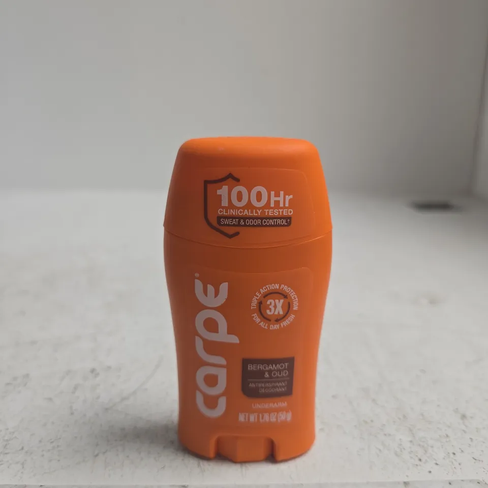 CARPE DEODORANT STICK BERGAMOT & OUD, 50 G