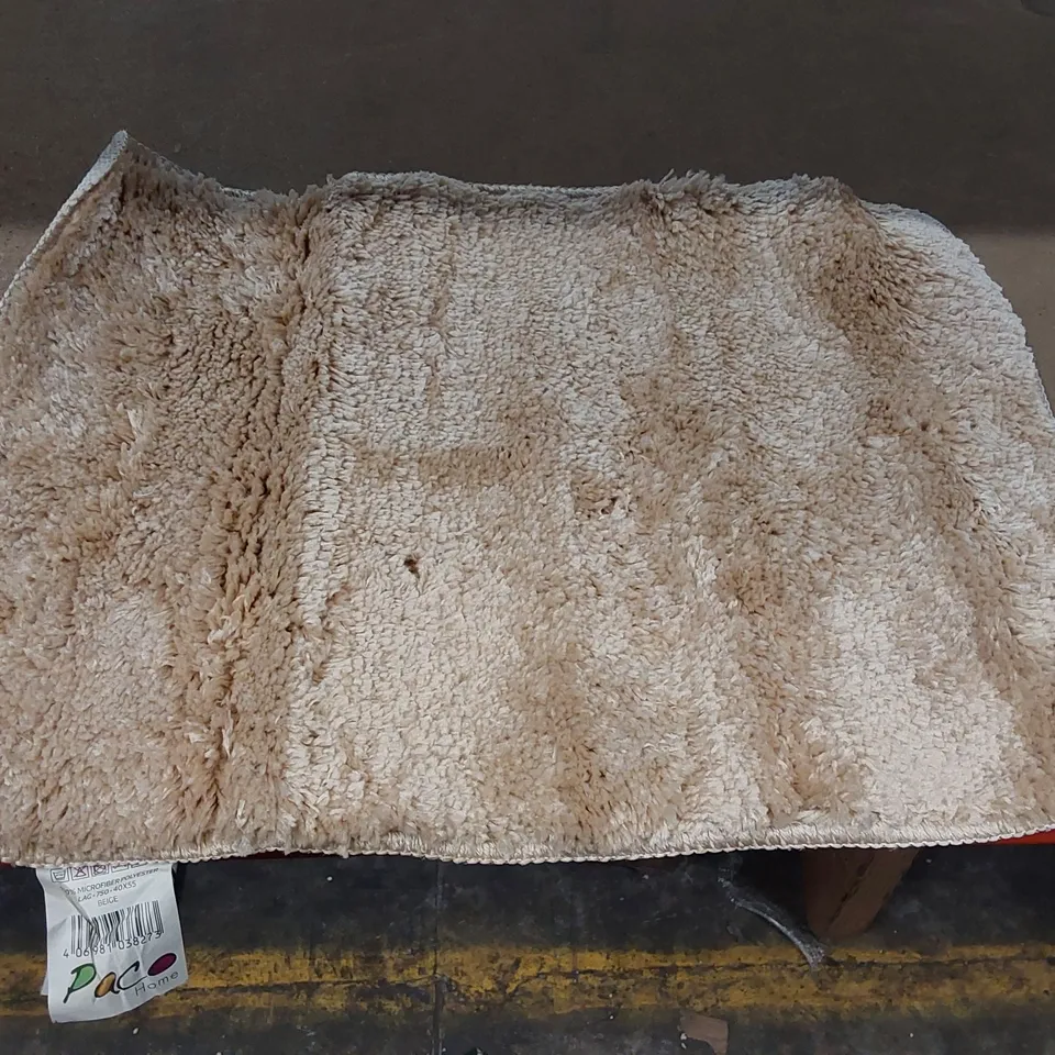 BRAND NEW BAGGED PACO HOME 750 LAGOS BATHMAT IN BEIGE - 40 x 55cm
