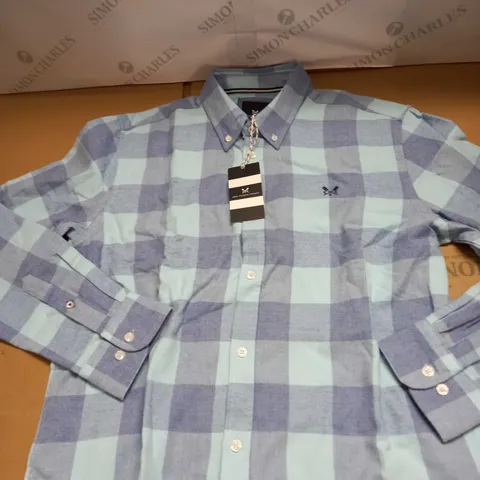 CREW CLOTHING COMPANY BUFFALO CHECK SHIRT SIZE L