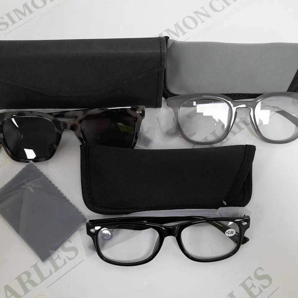 HUMMINGBIRD SUNGLASSES AND READING GLASSES GREY MIX 2