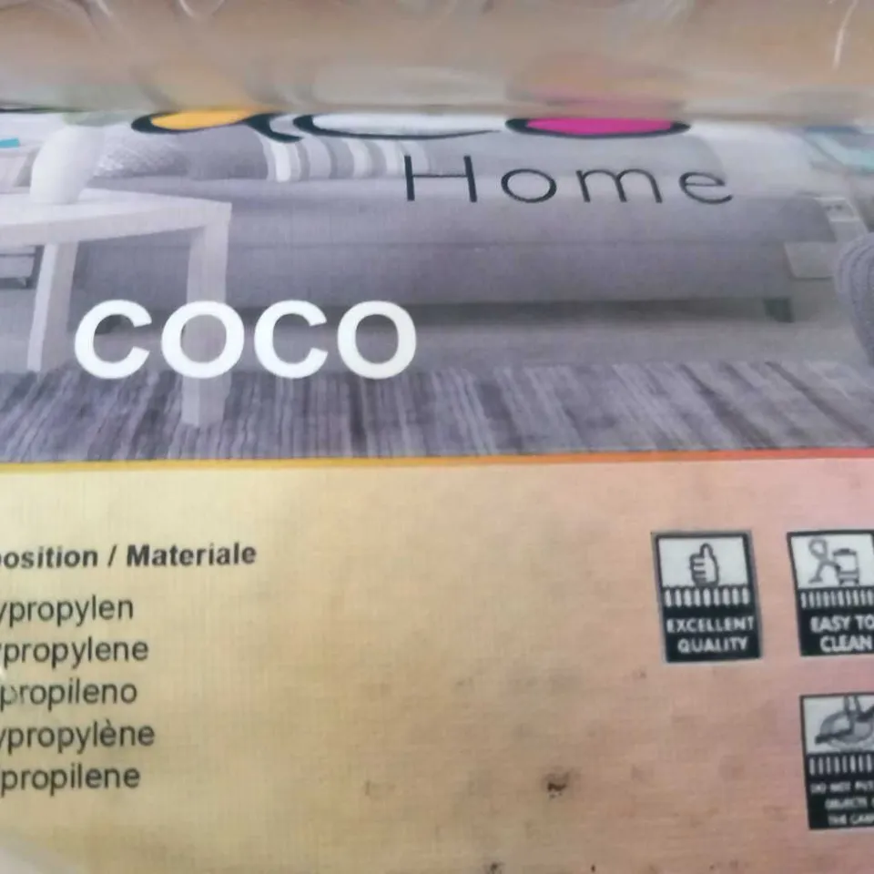 BRAND NEW BAGGED PACO HOME COCO 202 GREY RUG 160CM X 220CM