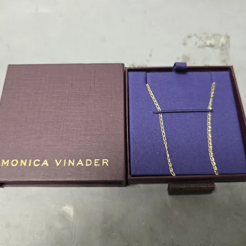 BOXED MONICA VINADER GOLDEN CHAIN NECKLACE