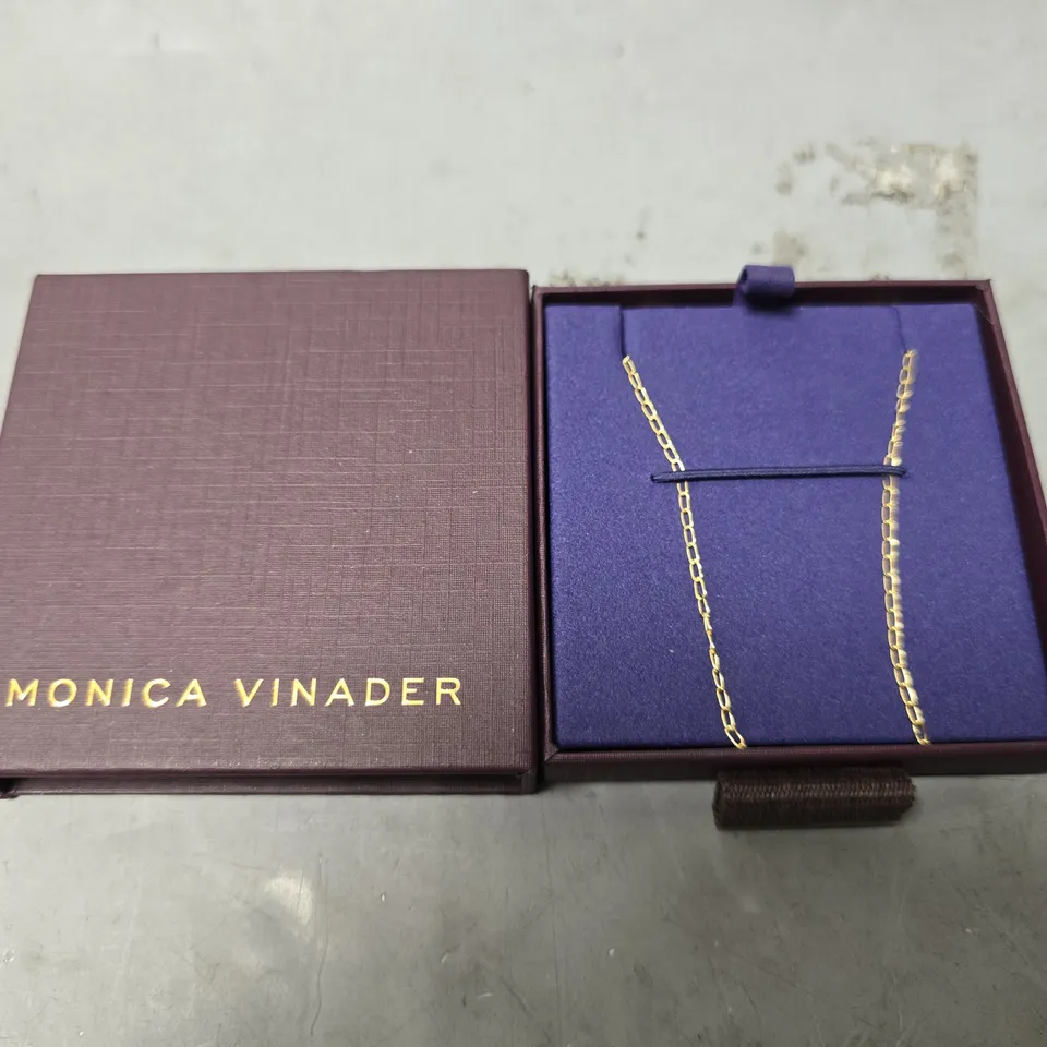 BOXED MONICA VINADER GOLDEN CHAIN NECKLACE