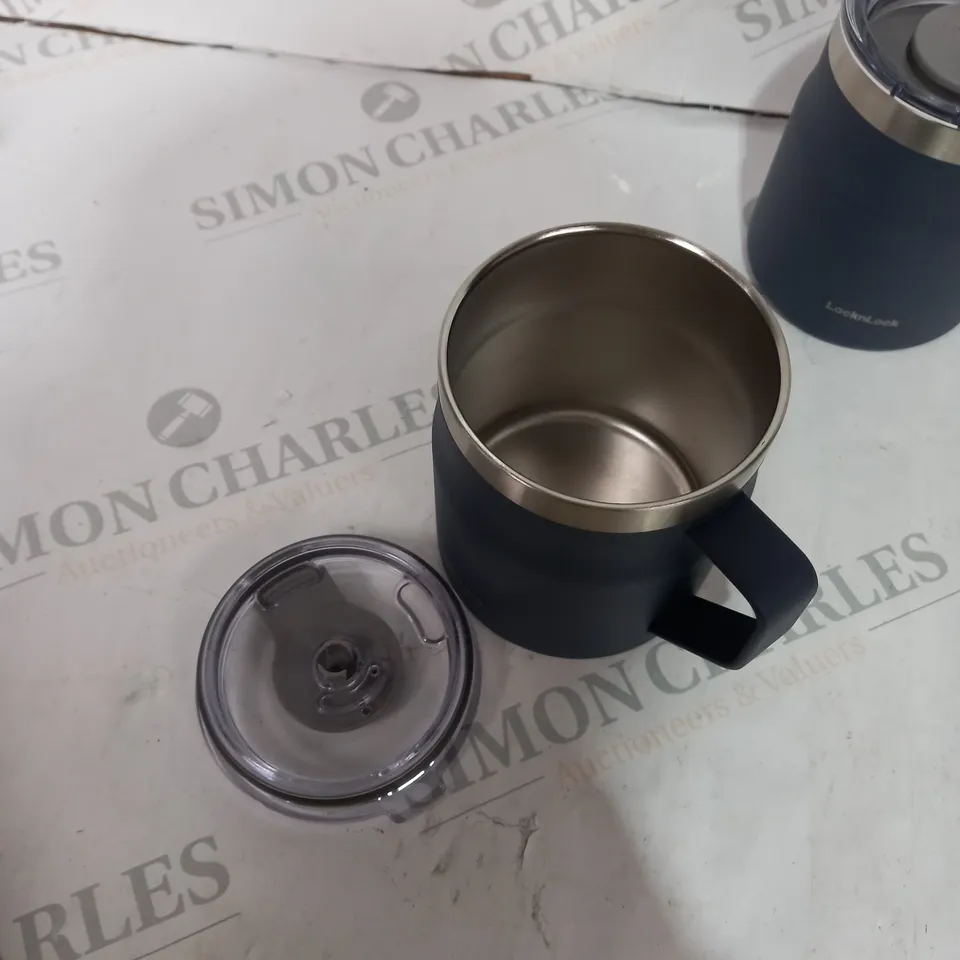 OUTLET LOCK & LOCK INSULATED STAINLESS STEEL MUG WITH LID