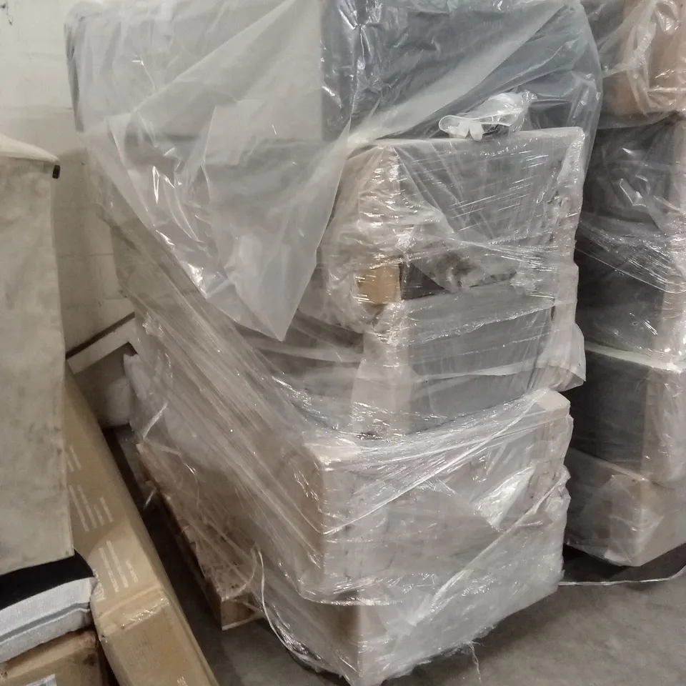 PALLET OF ASSORTED DESIGNER DIVAN BASES // SIZES AND CONDITIONS VARY