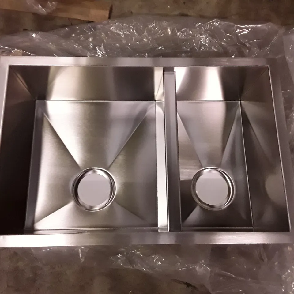 CAJAL 2 BOWL STAINLESS STEEL SINK 