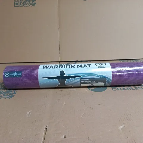 YOGA MAD WARRIOR MAT 183 X 61 X 4MM PURPLE