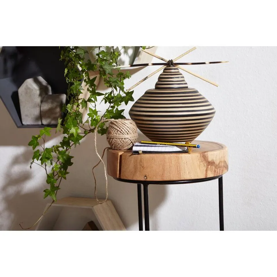 BOXED AKOLA WHITE SIDE TABLE 