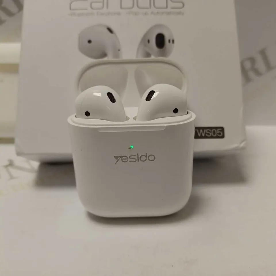 YESIDO TWS03 WIRELESS BLUETOOTH EARPHONES - WHITE