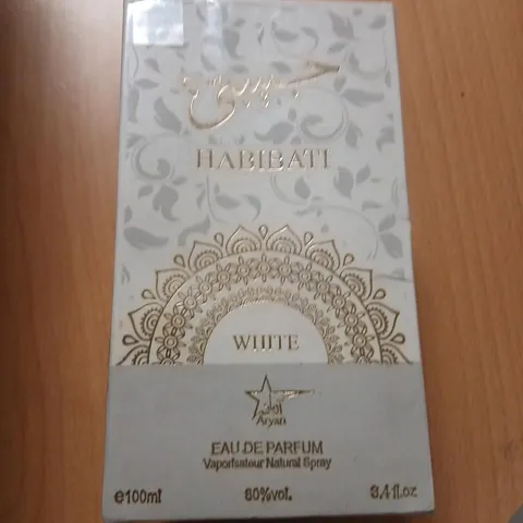 BOXED AND SEALED HABIBATI WHITE EAU DE PARFUM 100ML