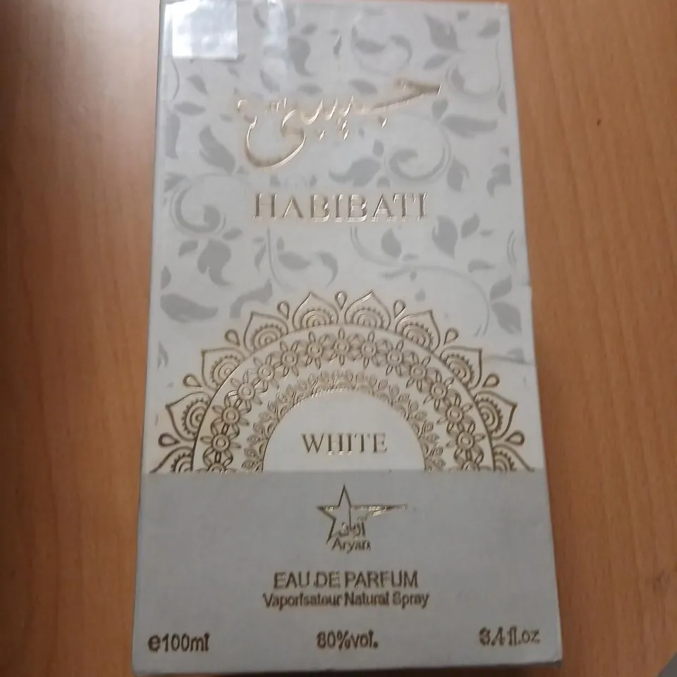BOXED AND SEALED HABIBATI WHITE EAU DE PARFUM 100ML