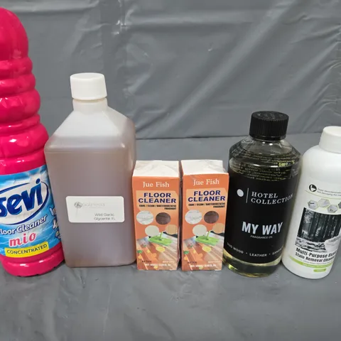 APPROXIMATELY 15 HOUSEHOLD ITEMS TO INCLUDE FLOOR LEANER, STAIN REMOVER, FRAGRANCE OIL ETC - COLLECTION ONLY