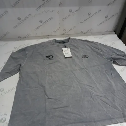 ZARA GREY T-SHIRT SIZE M
