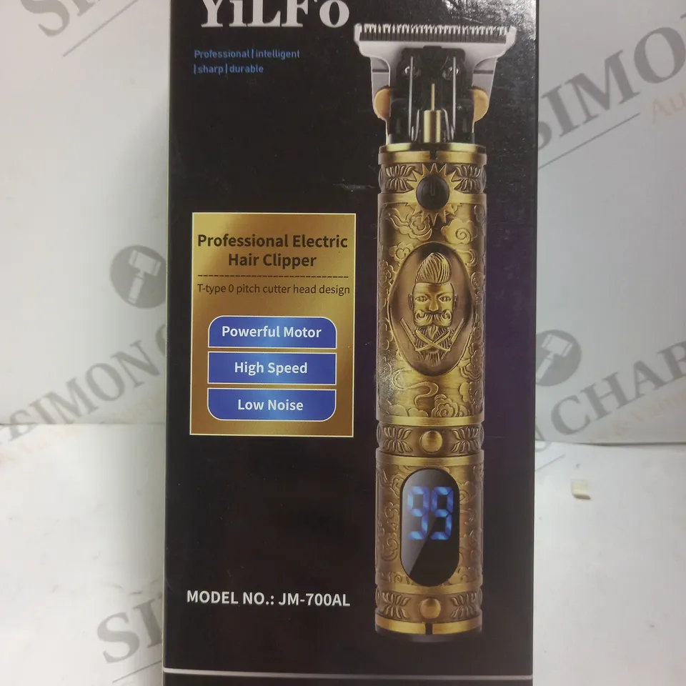 BOXED YILFO ELECTRIC HAIR CLIPPER JM-700AL