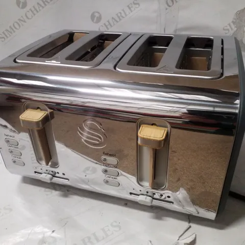 BOXED SWAN 4 SLICE TOASTER - SLATE GREY