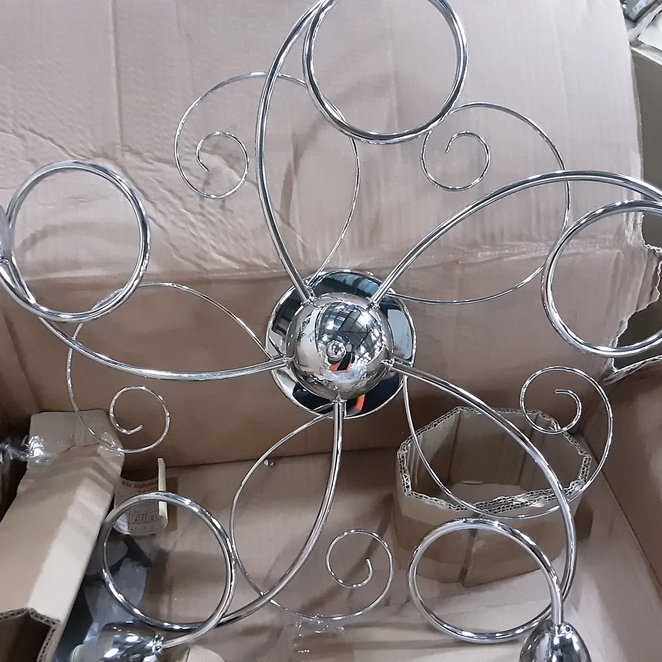 BOXED WILMINGTON 5LT SEMI FLUSH LIGHT 