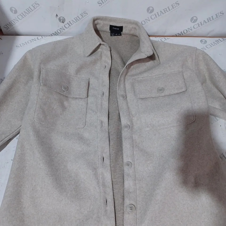 FIRETRAP SHACKET IN CREAM - UK 10