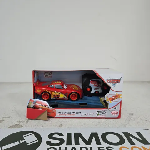 DISNEY PIXAR CARS RC TURBO RACER LIGHTNING MCQUEEN – 1:24 SCALE (BOXED)
