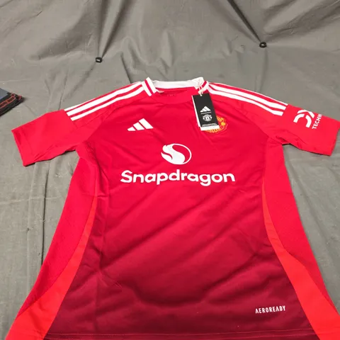 MANCHESTER UNITED 24/25 HOME JERSEY SIZE 13/14 YRS