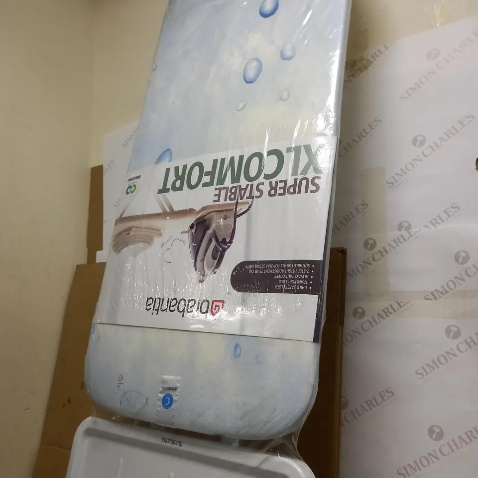 BRABANTIA IRONING BOARD WITH SOLID STEAM UNIT HOLDER