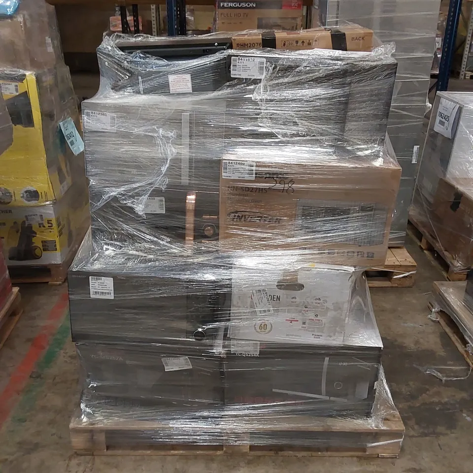 PALLET OF APPROXIMATELY 16 UNPROCESSED RAW RETURN HOUSEHOLD AND ELECTRICAL GOODS TO INCLUDE;