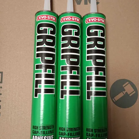 3 X EVO-STIK GRIPFILL ADHESIVES 