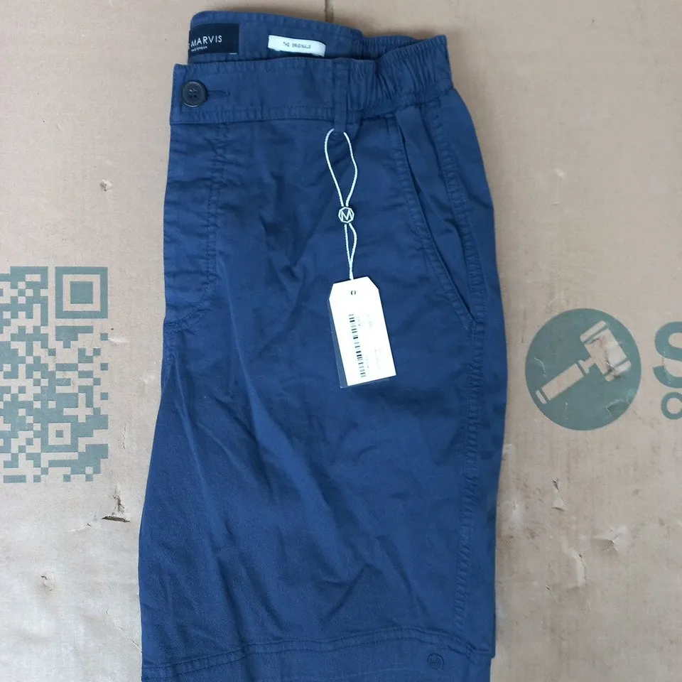 MR MARVIS SHORTS IN NAVY SIZE 32 MEDIUM