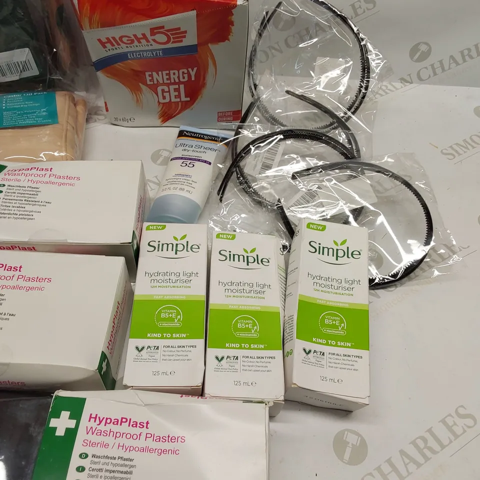 APPROXIMATELY 20 ASSORTED BRAND NEW HEALTHY AND BEAUTY ITEMS TO INCLUDE;