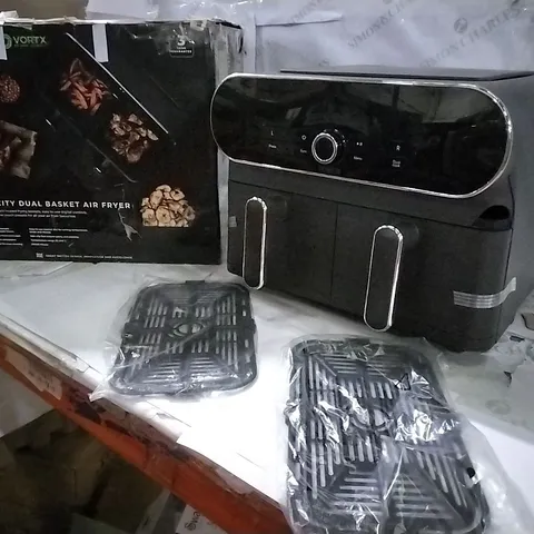 BOXED TOWER 10.4L XL CAPACITY DUAL BASKET AIR FRYER 