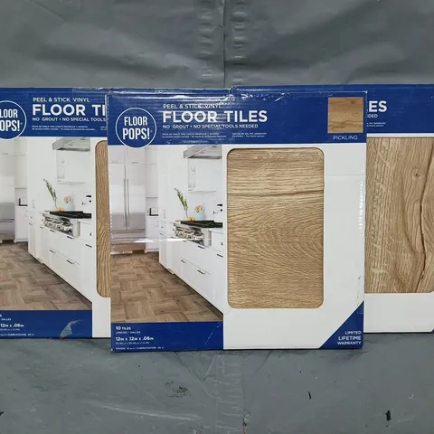3 PACKS OF 10 TILES FLOOR POPS PICKLING TILES 