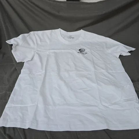 WASTED HEROES DISCO TSHIRT IN WHITE SIZE L