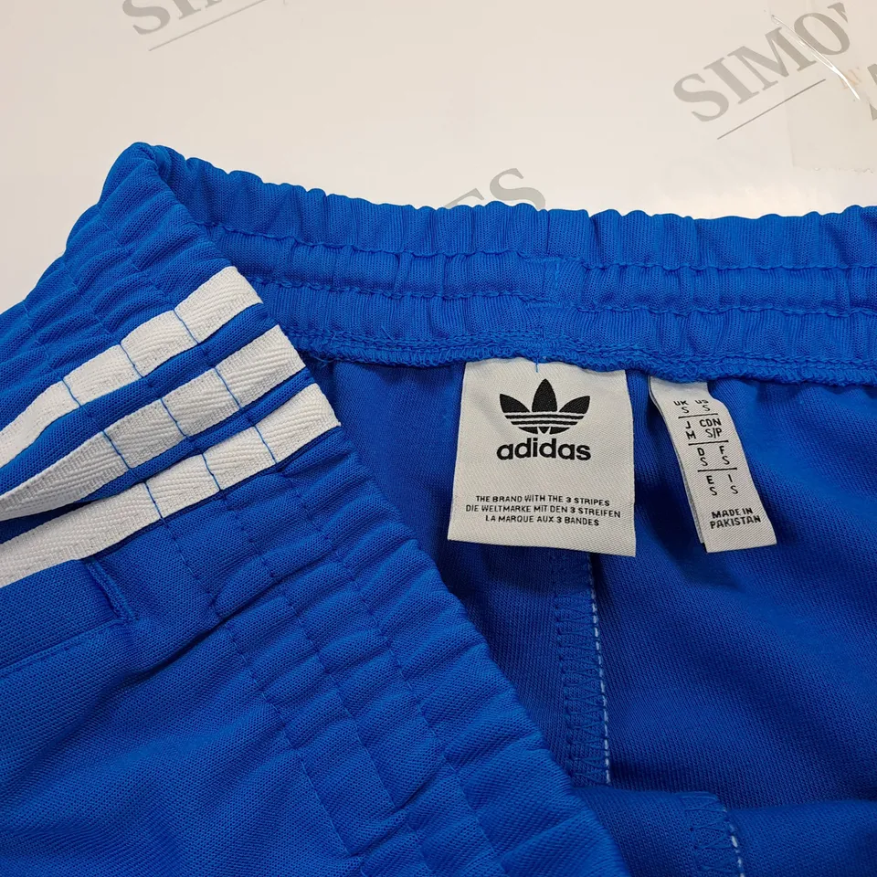 ADIDAS BLUE TRACK PANTS IN BLUE - UK S