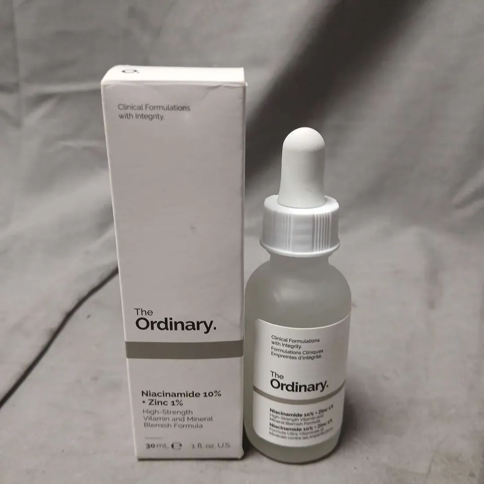 THE ORDINARY NIACINAMIDE 10% + ZINC 1% SERUM – 30 ML (BOXED)