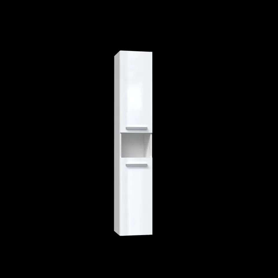 BOXED JAGBIR FREESTANDING TALL BATHROOM CABINET - WHITE (1 BOX)