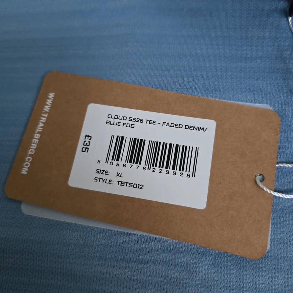 TRAILBERG CLOUD SS25 TEE – SIZE XL